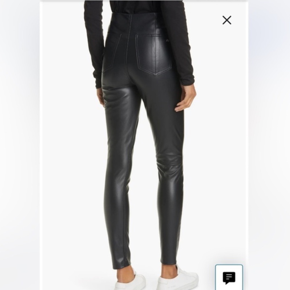 Rag & Bone faux leather leggings size M - Picture 2 of 8